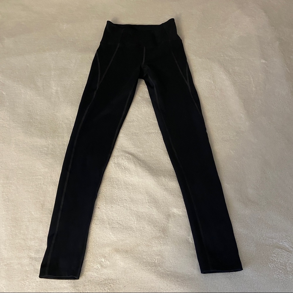 Girlfriend collective black leggings yoga pants skinny legging